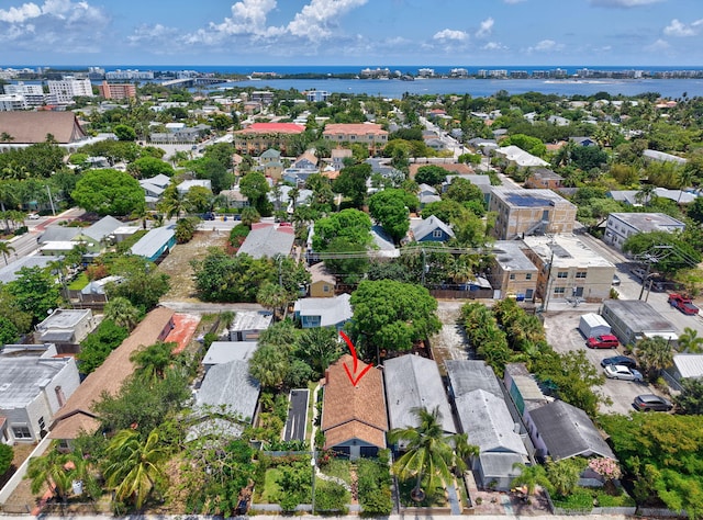 220 S L St, Lake Worth Beach, FL 33460 - aerial view of residential area with a nearby body of water