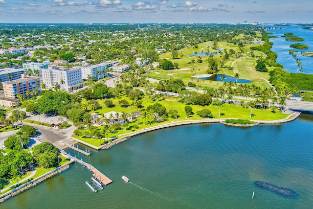 220 S L St, Lake Worth Beach, FL 33460 - aerial overview of property's location featuring a large body of water