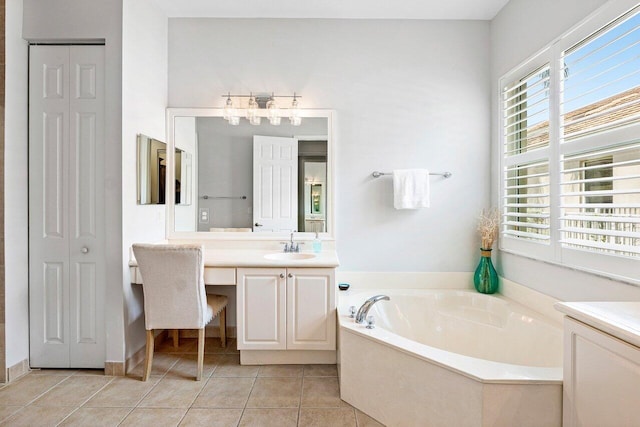 8940 New Hope Ct, West Palm Beach, FL 33411 - bathroom with a closet, vanity, and a bath