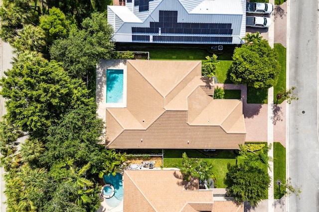 8940 New Hope Ct, West Palm Beach, FL 33411 - aerial view of property and surrounding area with a pool area