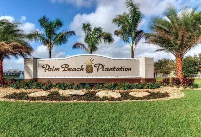 8940 New Hope Ct, West Palm Beach, FL 33411 - community / neighborhood sign with a lawn