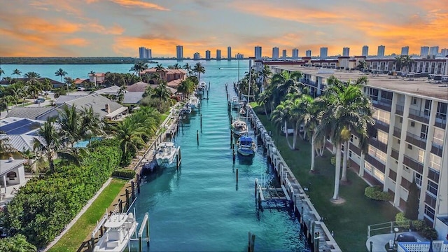109 Paradise Harbour Blvd Unit 202, North Palm Beach, FL 33408 - aerial view of city skyline and a nearby body of water