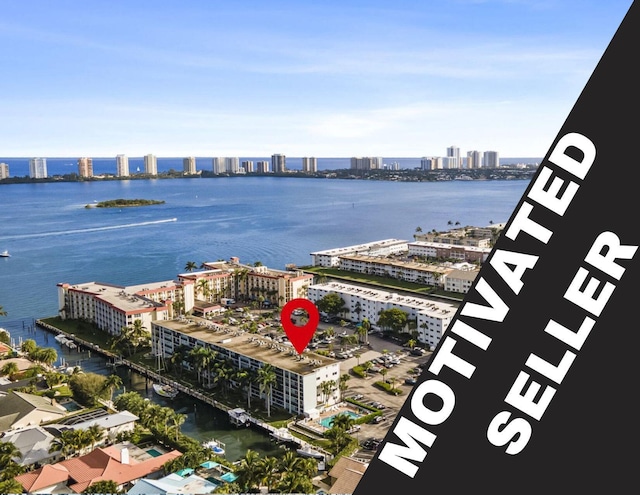 109 Paradise Harbour Blvd Unit 202, North Palm Beach, FL 33408 - water view featuring nearby urban area