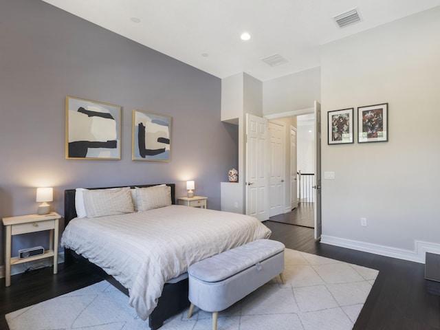 8784 Lewis River Rd, Delray Beach, FL 33446 - bedroom featuring wood finished floors, baseboards, and recessed lighting