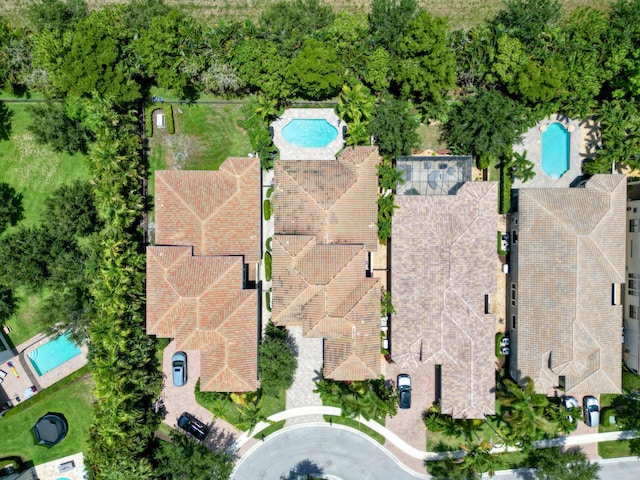 8784 Lewis River Rd, Delray Beach, FL 33446 - aerial view of property's location featuring a pool