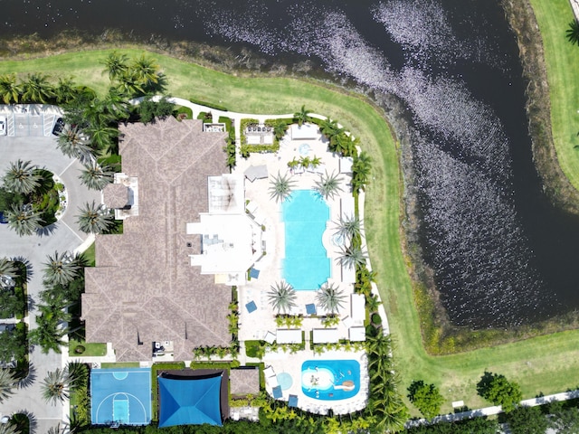 8784 Lewis River Rd, Delray Beach, FL 33446 - aerial view of a pool area