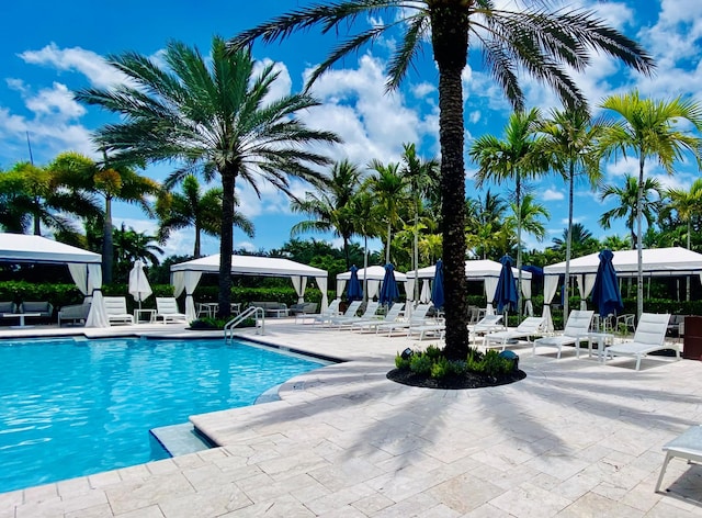 8784 Lewis River Rd, Delray Beach, FL 33446 - community pool featuring a patio area and a gazebo