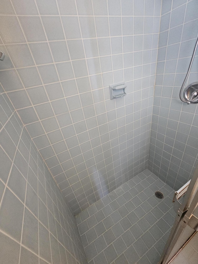 389 SE Tranquilla Ave, Port Saint Lucie, FL 34983 - bathroom with a tile shower