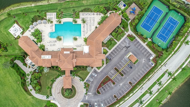 8660 W Parkland Bay Trl, Parkland, FL 33076 - bird's eye view of a pool