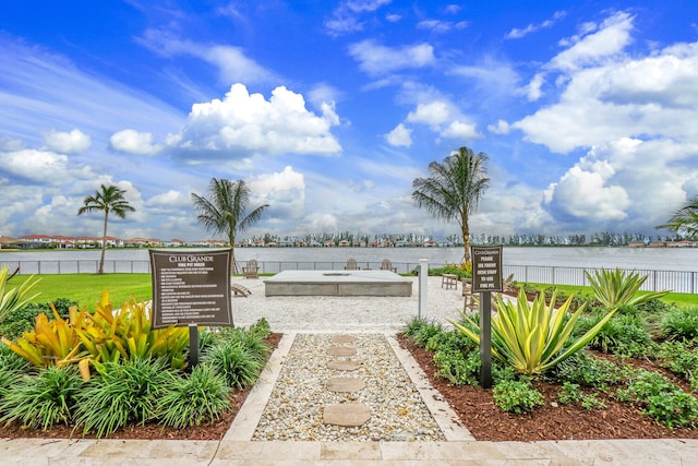 8660 W Parkland Bay Trl, Parkland, FL 33076 - view of yard featuring a water view