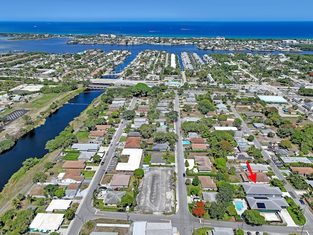 309 NE 11th Ave, Boynton Beach, FL 33435 - aerial perspective of suburban area with a nearby body of water