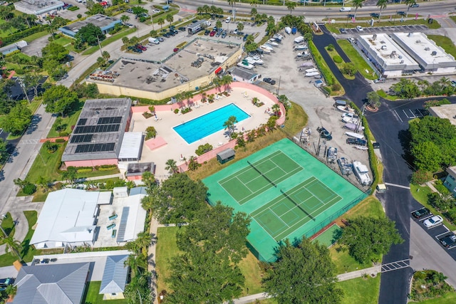 1177 Bayshore Dr Unit 207, Fort Pierce, FL 34949 - drone / aerial view of a pool area