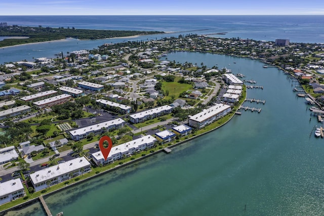 1177 Bayshore Dr Unit 207, Fort Pierce, FL 34949 - drone / aerial view of a large body of water