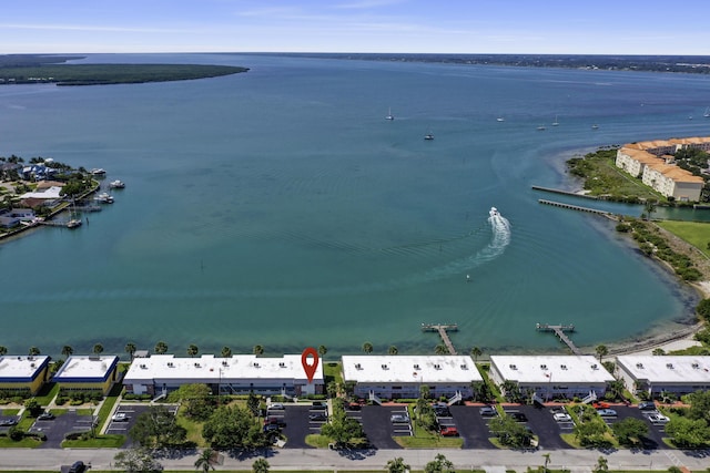 1177 Bayshore Dr Unit 207, Fort Pierce, FL 34949 - drone / aerial view of a nearby body of water