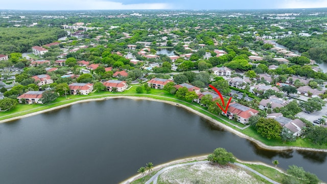 2850 Carambola Cir S Unit 19121, Coconut Creek, FL 33066 - aerial perspective of suburban area featuring a nearby body of water