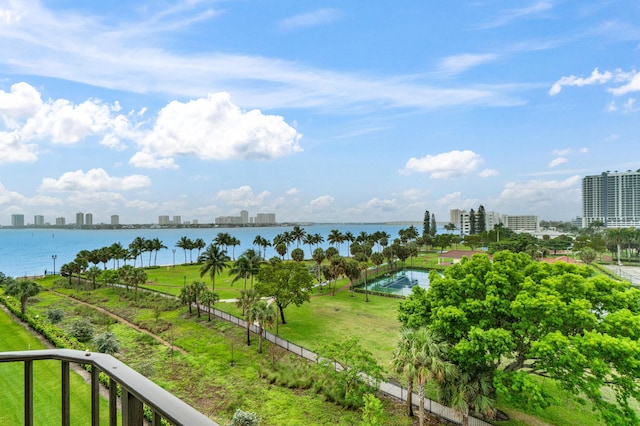 801 Lake Shore Dr Unit 619, Lake Park, FL 33403 - water view featuring city skyline
