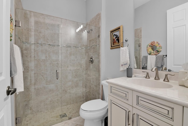 14841 Strand Ln (), Unit Delray Beach, FL 33446 - full bath with vanity, a shower stall, and toilet