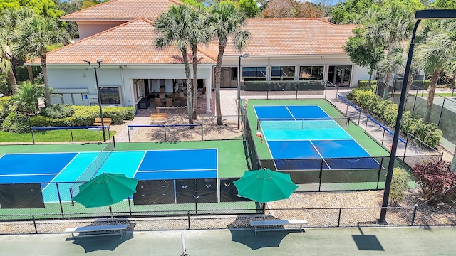 14841 Strand Ln (), Unit Delray Beach, FL 33446 - view of tennis court