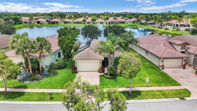 14841 Strand Ln (), Unit Delray Beach, FL 33446 - aerial view of residential area with a nearby body of water