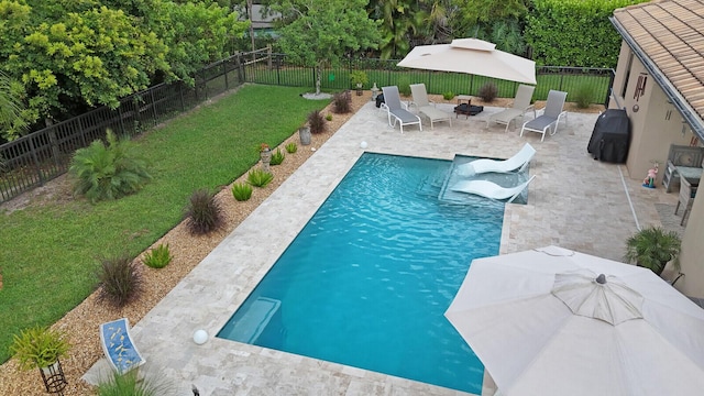 4884 SW Gossamer Cir, Palm City, FL 34990 - view of pool with a patio