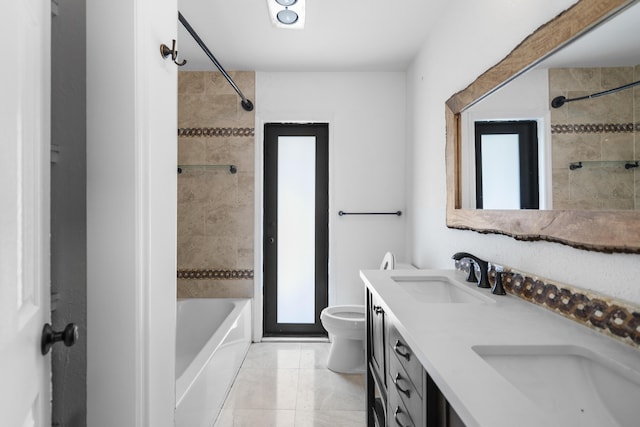 1318 NW 4th St, Boca Raton, FL 33486 - full bath featuring double vanity, bathtub / shower combination, and healthy amount of natural light