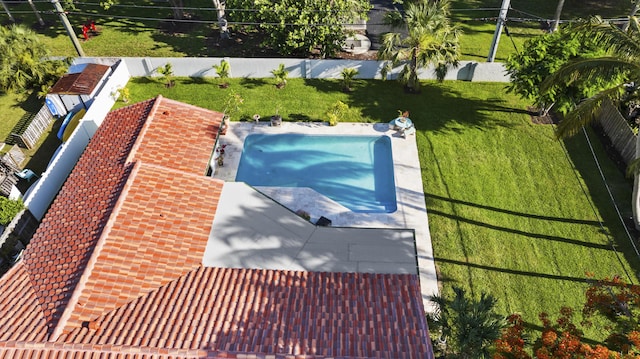 1318 NW 4th St, Boca Raton, FL 33486 - view of swimming pool featuring a fenced backyard