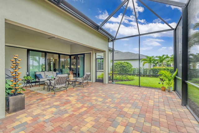 11620 Sally Ann Dr, Palm Beach Gardens, FL 33412 - sunroom / solarium with an outdoor living space and healthy amount of natural light