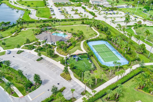 11620 Sally Ann Dr, Palm Beach Gardens, FL 33412 - bird's eye view of a large body of water and a pool