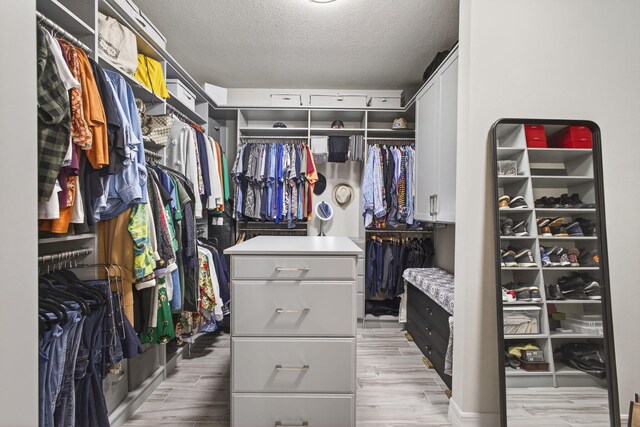 11620 Sally Ann Dr, Palm Beach Gardens, FL 33412 - walk in closet with light wood-style floors