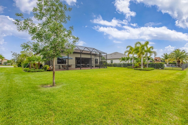 11620 Sally Ann Dr, Palm Beach Gardens, FL 33412 - view of yard featuring glass enclosure