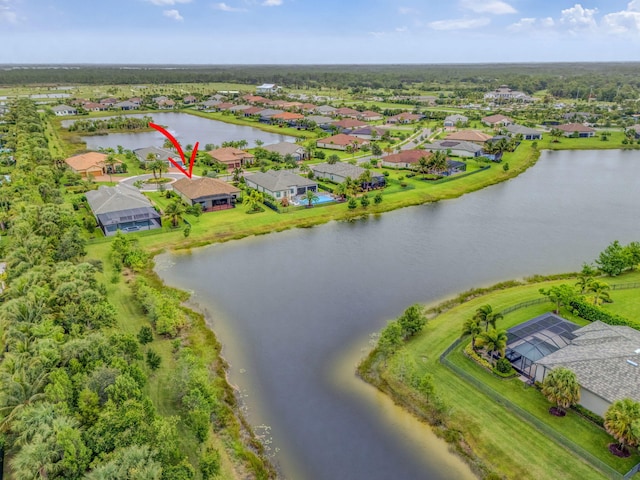 11620 Sally Ann Dr, Palm Beach Gardens, FL 33412 - aerial perspective of suburban area with a nearby body of water