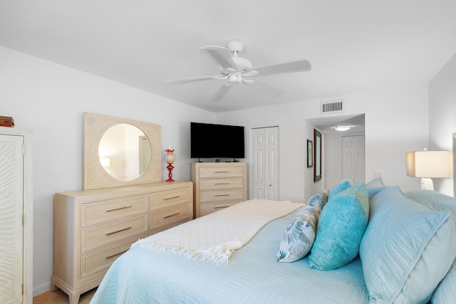 7 Colonial Club Dr Unit 300, Boynton Beach, FL 33435 - bedroom featuring ceiling fan and baseboards