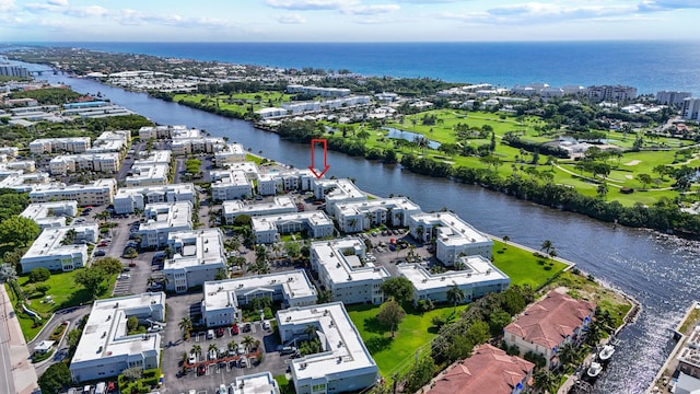 7 Colonial Club Dr Unit 300, Boynton Beach, FL 33435 - bird's eye view of a large body of water and a golf club