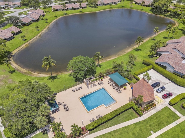 5830 Parkwalk Cir W, Boynton Beach, FL 33472 - aerial view of a large body of water and a pool