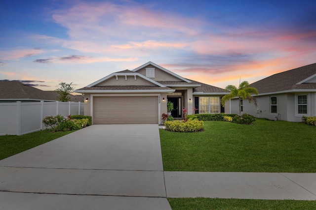 5309 Vespera St, Fort Pierce, FL 34951 - ranch-style home featuring concrete driveway, a garage, and stucco siding