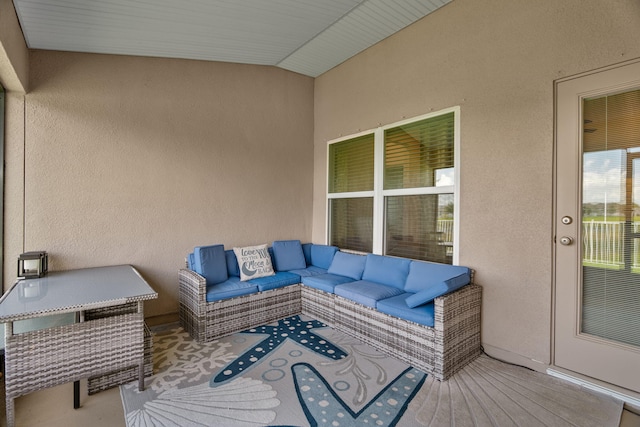 5309 Vespera St, Fort Pierce, FL 34951 - sunroom / solarium featuring lofted ceiling