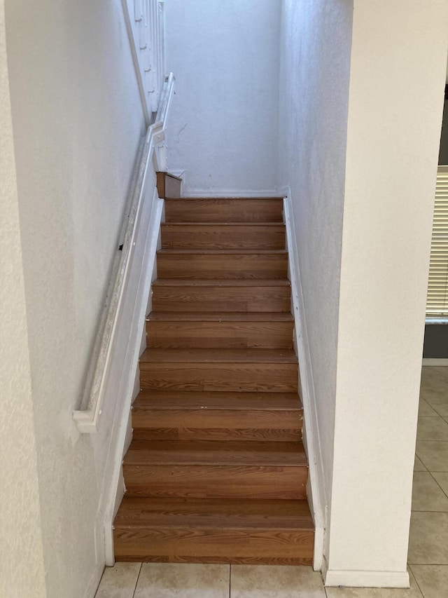 1098 Winding Rose Way, West Palm Beach, FL 33415 - stairs with tile patterned floors