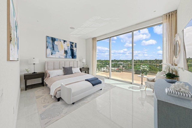 246 NE 6th Ave Unit Ph1, Delray Beach, FL 33483 - tiled bedroom with access to outside