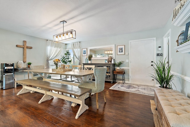 9674 Dogwood Ave, Palm Beach Gardens, FL 33410 - dining area featuring dark wood-type flooring