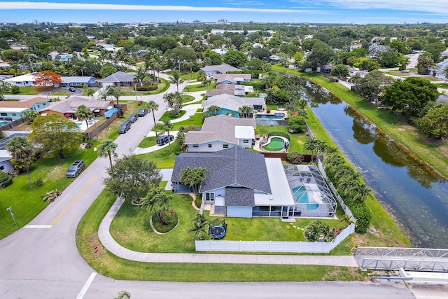 9674 Dogwood Ave, Palm Beach Gardens, FL 33410 - aerial view of residential area featuring a large body of water