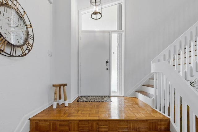 5625 Lakeview Mews Ct, Boynton Beach, FL 33437 - foyer entrance featuring stairs