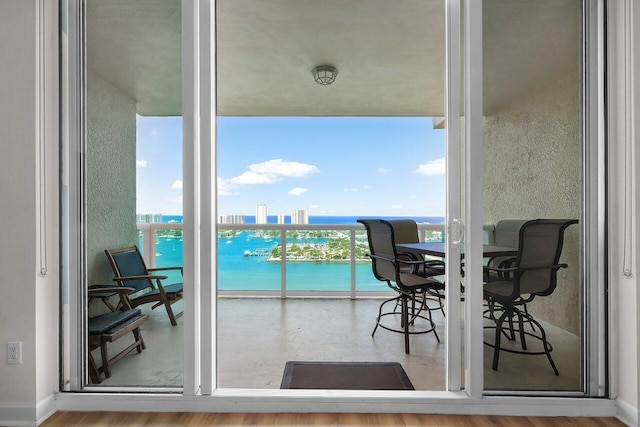 2640 Lake Shore Dr Unit 2409, Riviera Beach, FL 33404 - balcony featuring a water view