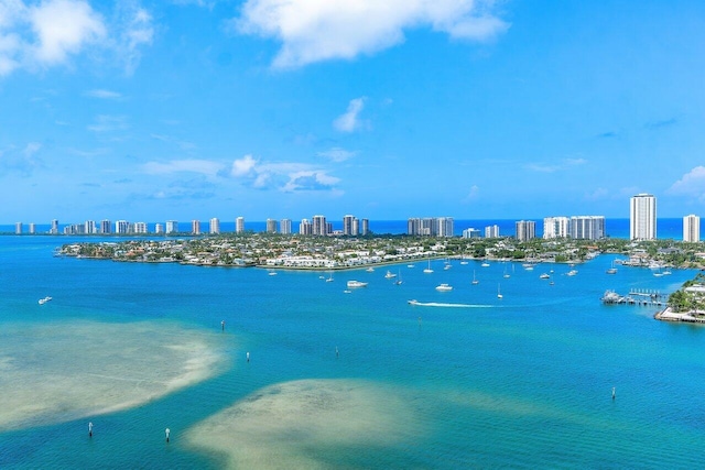 2640 Lake Shore Dr Unit 2409, Riviera Beach, FL 33404 - water view featuring skyline