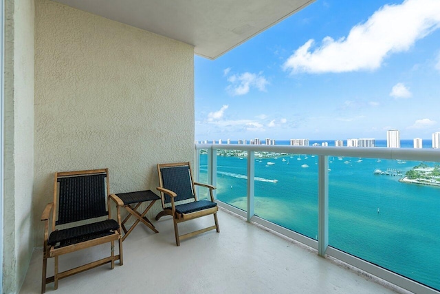2640 Lake Shore Dr Unit 2409, Riviera Beach, FL 33404 - balcony with a water view