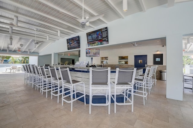 2667 N Ocean Blvd Unit I612, Boca Raton, FL 33431 - view of patio / terrace featuring a ceiling fan