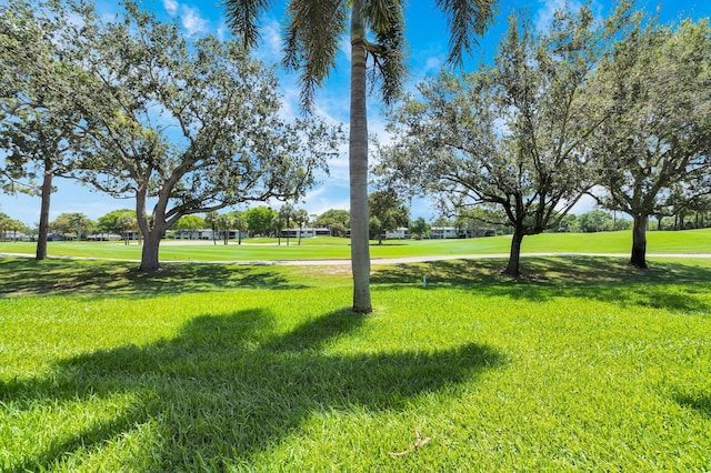 7 Stratford Dr Unit C, Boynton Beach, FL 33436 - view of grassy yard