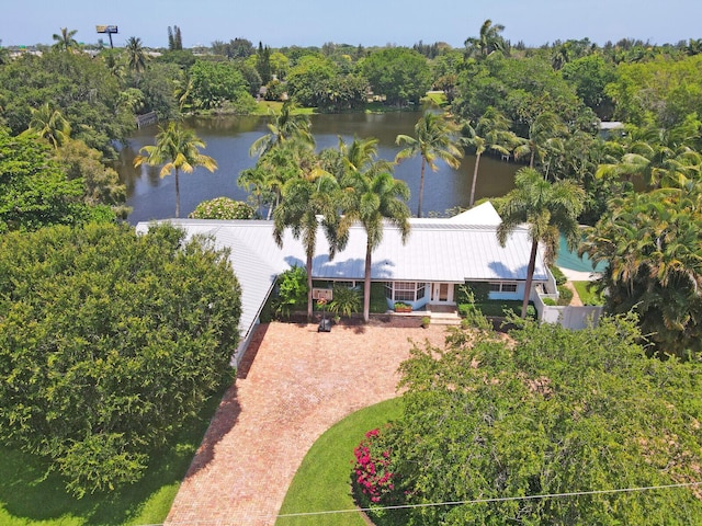 4040 Gem Lake Dr, Glen Ridge, FL 33406 - aerial view of property and surrounding area with a nearby body of water