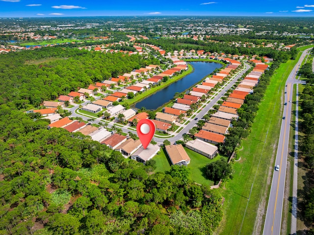 296 NW Toscane Trl, Port Saint Lucie, FL 34986 - aerial overview of property's location featuring a large body of water and nearby suburban area
