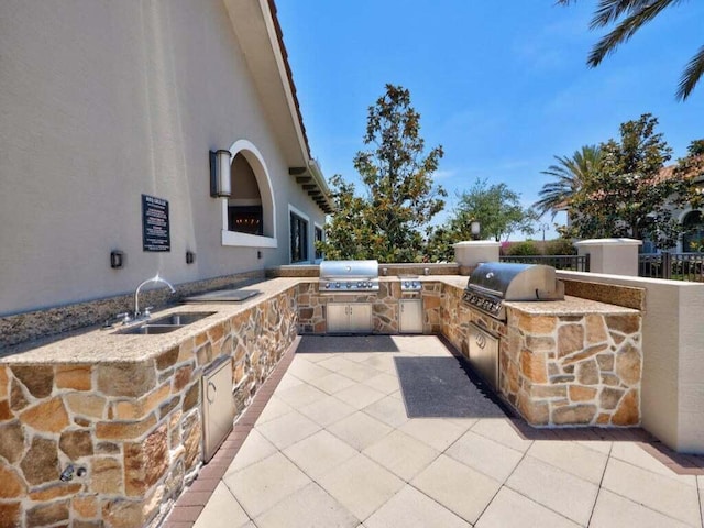 17155 SW Ambrose Way, Port Saint Lucie, FL 34986 - view of patio featuring a sink