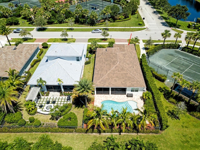 17155 SW Ambrose Way, Port Saint Lucie, FL 34986 - drone / aerial view of a pool